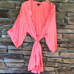 Victoria’s Secret Pink Satin Robe